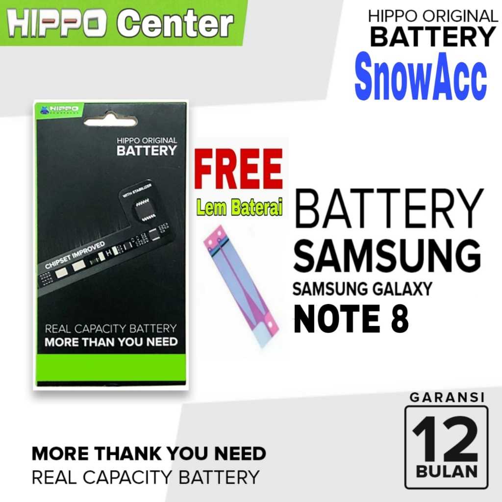 Hippo Baterai Samsung Note 8 Baterai Samsung Galaxy Note 8