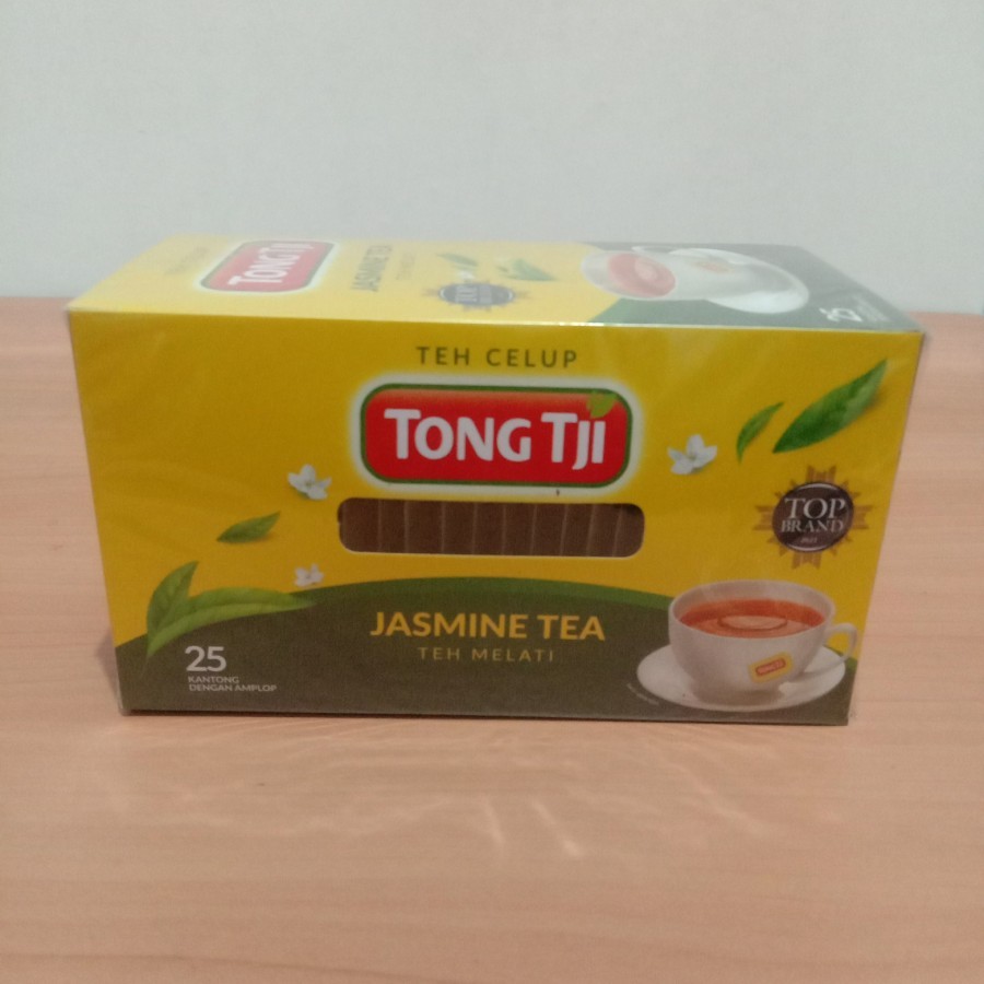 

Tong Tji Jasmine Tea 25 Enveloped Tea bags Teh Hijau Harum Green Tea Jasmine