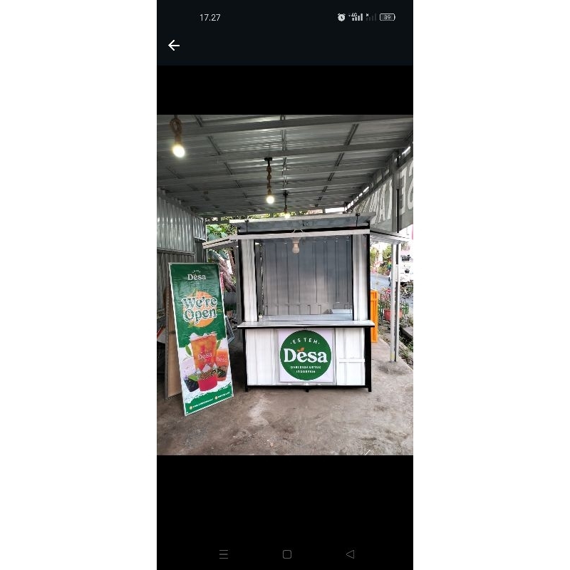 booth container 150x150x210 komplit