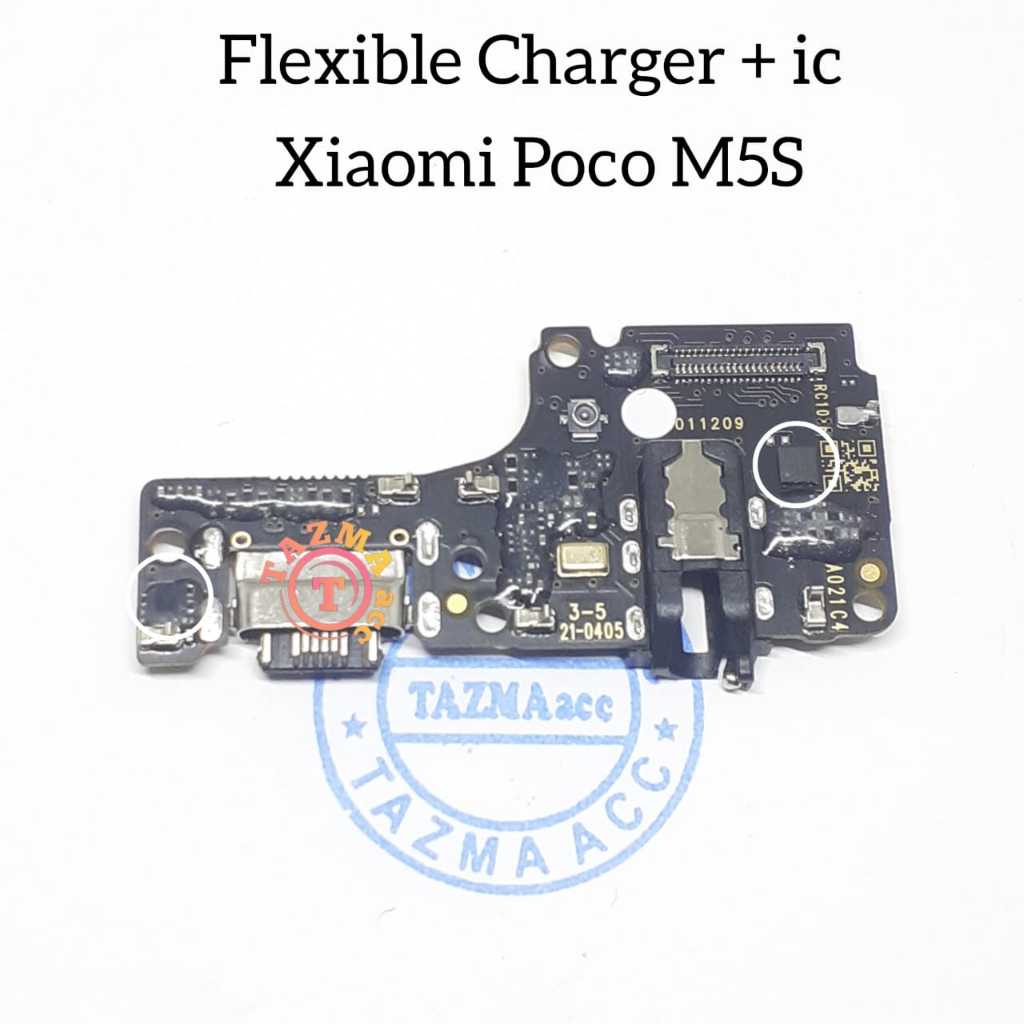 Xiaomi Poco M5S Ori Flexible Charger + ic Flexibel Konektor Cas Charger POCO M5S