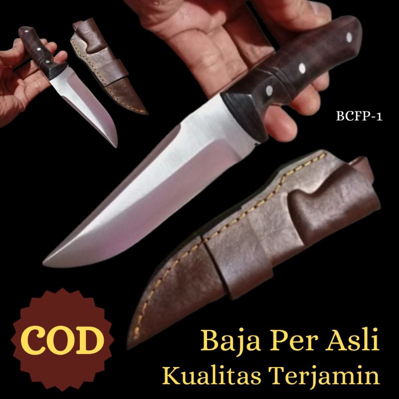 Pisau Bushcraft Fulltang / Pisau Dapur / Pisau Seset Fulltang