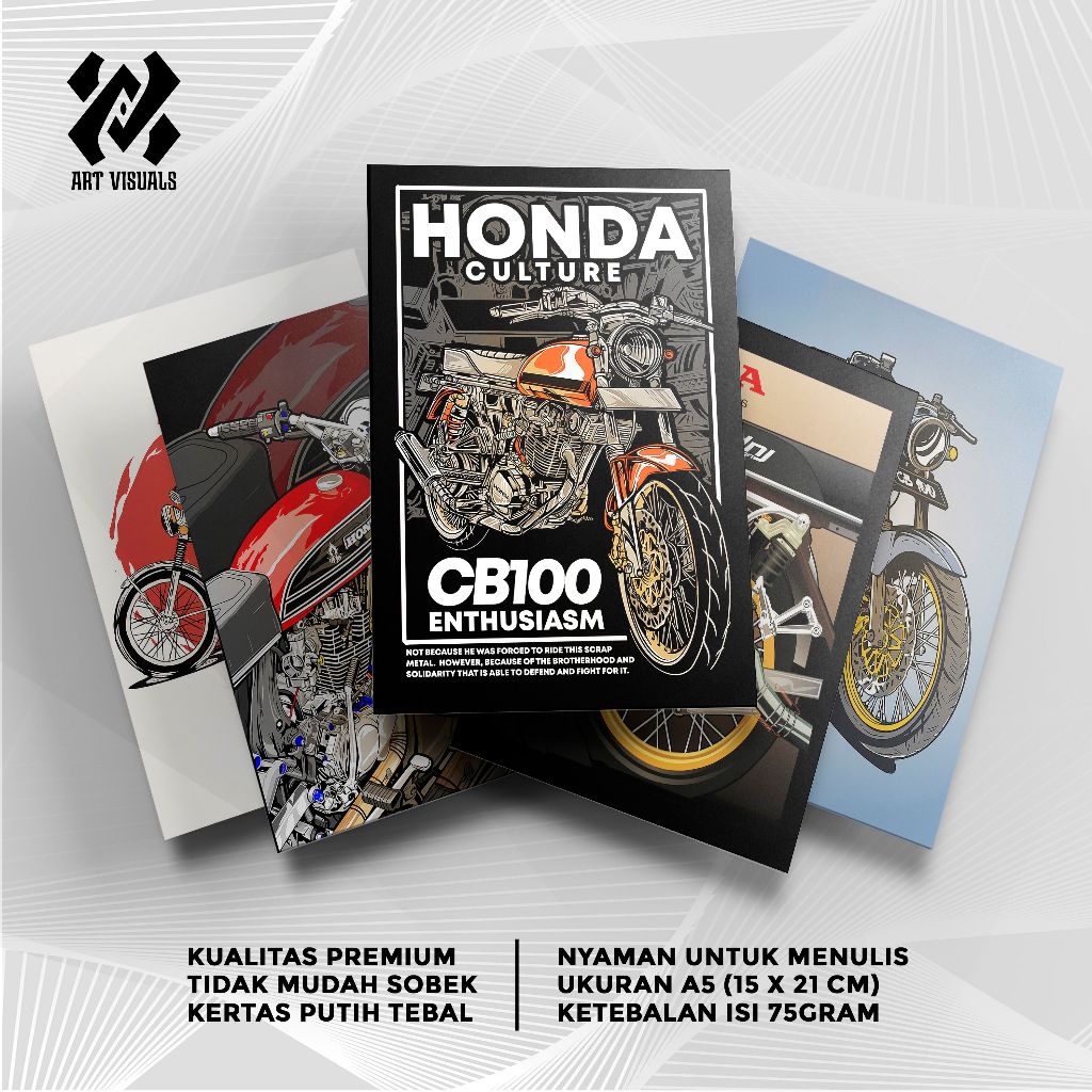 

Buku Tulis Custom Tema Motor CB Terlengkap Termurah Model Bebas Pilih Foto / Buku Tulis Sekolah / Buku Catatan