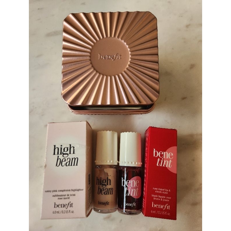 Benefit High Beam Benefit Bene tint Benefit Donut Jelly blush highlighter Benefit highlighter