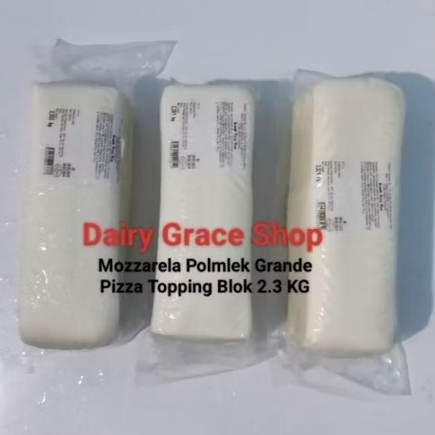 

KEJU MOZZARELLA POLMLEK GRANDE PIZZA POLANDIA 2.3KG | POLMLEK ARLA MOZZARELLA 2,3KG | BESTON 2,5KG