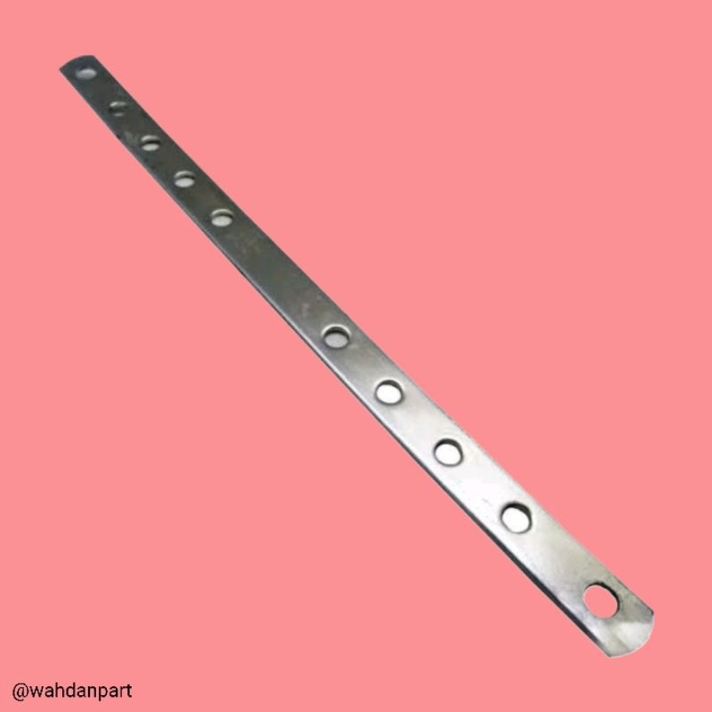 Penggaris besi chrome/ pangkon knalpot racing