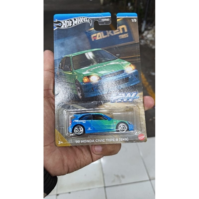 Hot Wheels Civic Type-r Falken EK9