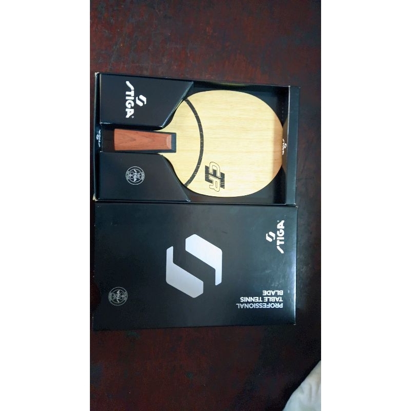 Stiga Allround CR WRB JTTAA - Penhold - Blade Kayu Pingpong Tenis Meja Bat Bet.