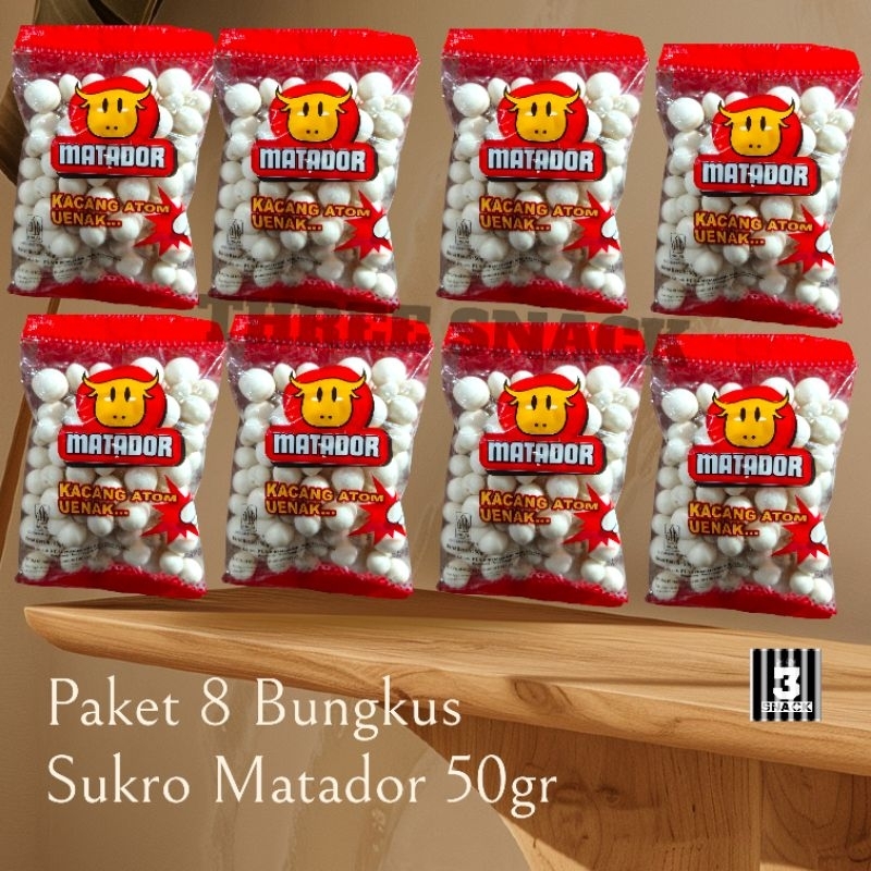 

Paket 8 Pcs Kacang Atom Matador 50 gram