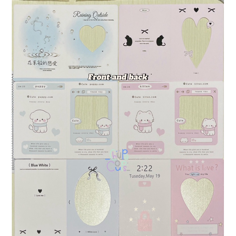 

[BACA DESKRIPSI] (1 SET 6 PCS) ALAS PACKING ALA SELLCHIN EACH PER MOTIF