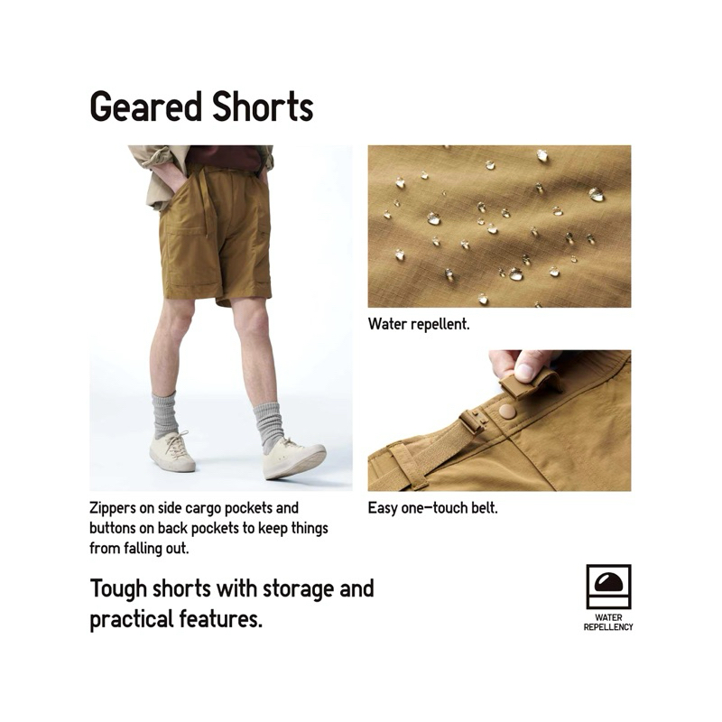 Sale Uniqlo Celana Pendek Nylon geared Original/Sale Uniqlo Short Nylon Geared Original