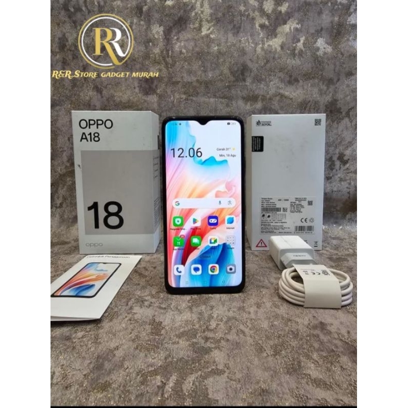 Oppo a18 Ram 4 Rom 128 | (Second)