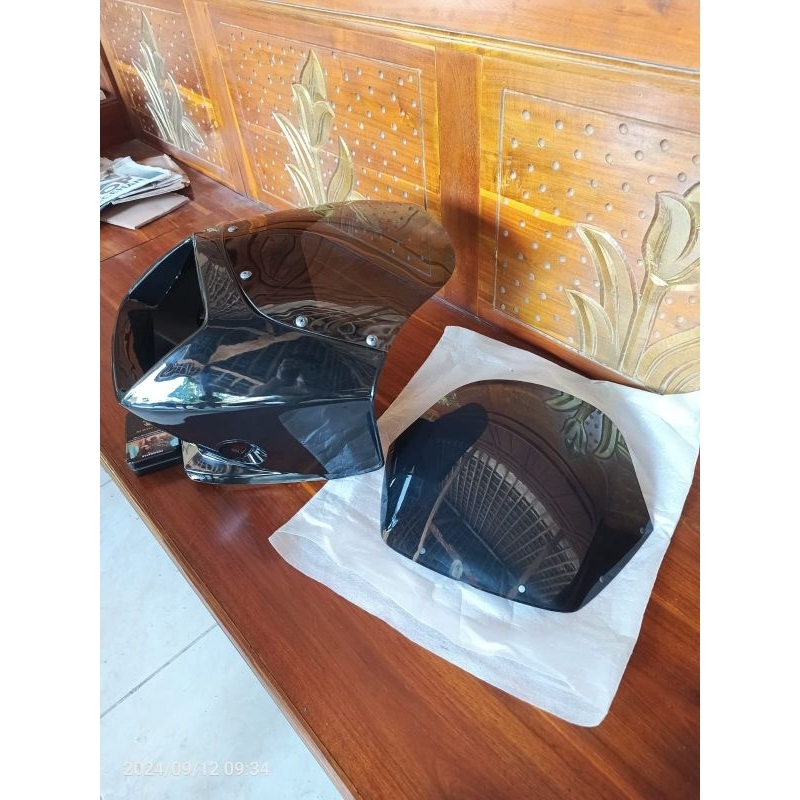 Winsild Visor Batok Lampu TXR Malaysia Untuk Suzuki RGR150 Custom Copy Original