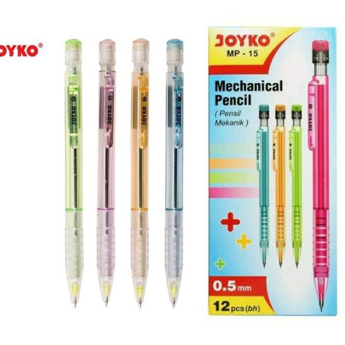 

WOW Pensil Mekanik Mp15 1pak12pcs