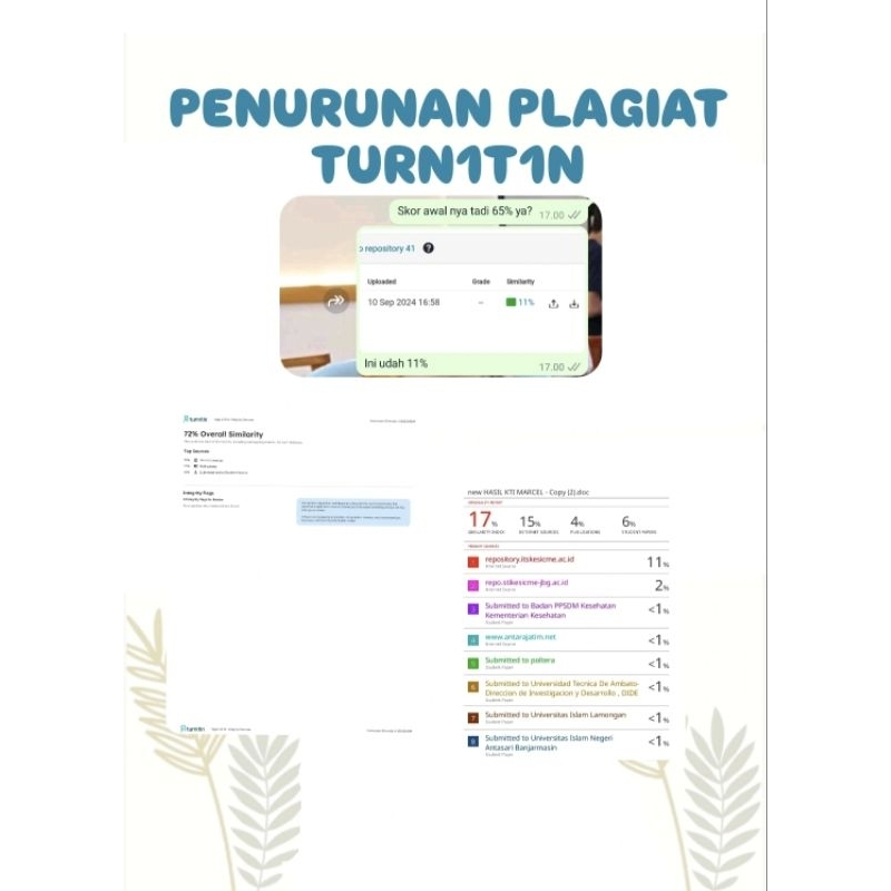 Menurunkan plagiat skripsi/makalah kampus