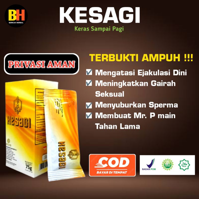 KESAGI Minuman Madu Stamina Obat Kuat Pria Tahan Lama Sex Original Paling Ampuh
