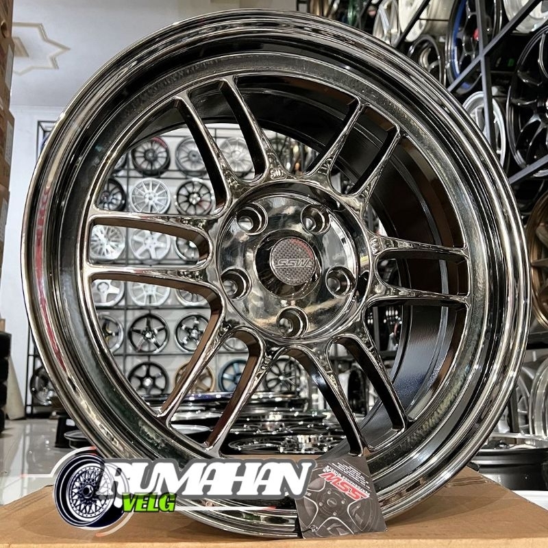 harga velg mobil racing R17 RPF1 SSW ORIGINAL THAILAND LEBAR 8 velg mobil ring 17 velg racing mobil 