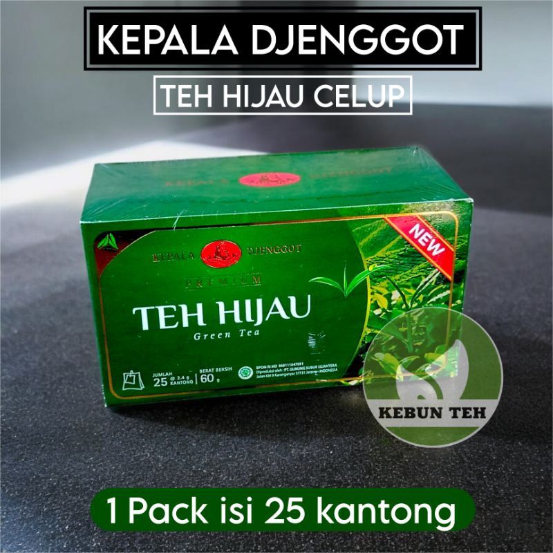 

TEH HIJAU CELUP KEPALA DJENGGOT PREMIUM GREEN TEA DIET KETO