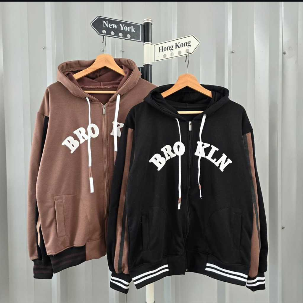 Jumper hoodie BROOKLN 1991 || BROOKLN 1991 Sweater Hoodie ( Pria & Wanita )