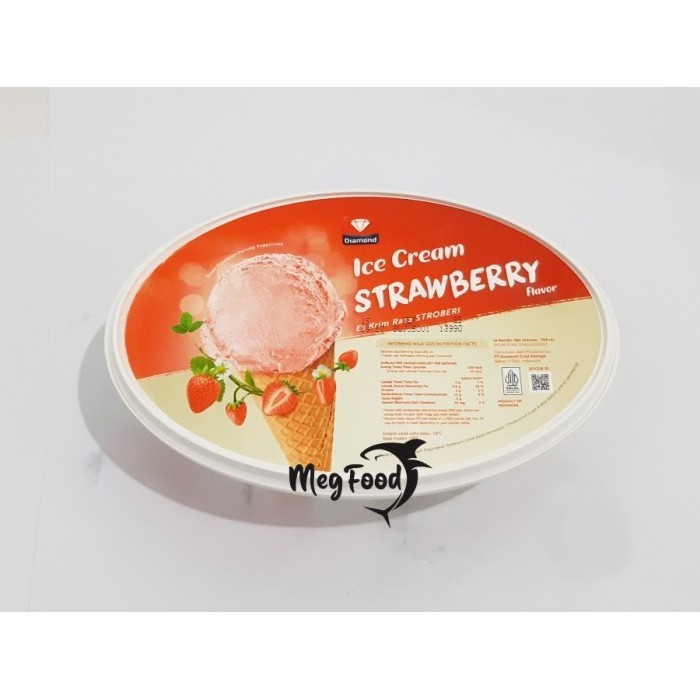 Es Krim Strawberry Diamond 700 Ml