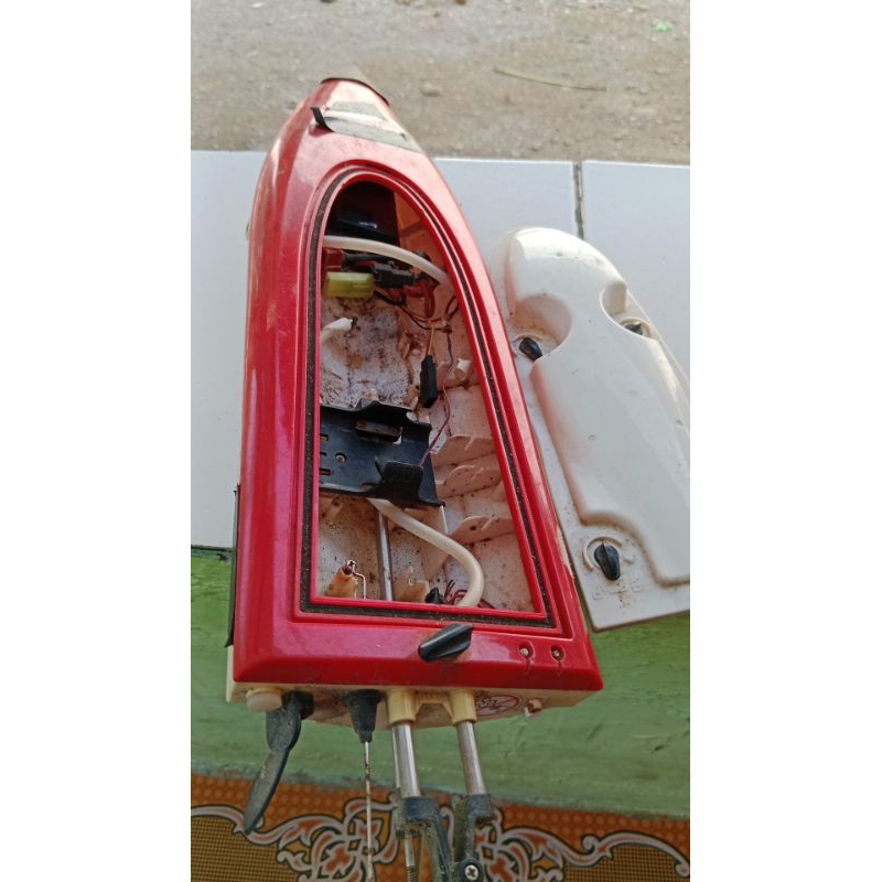 hul rc boat mirip ft 009 tanpa kanopi