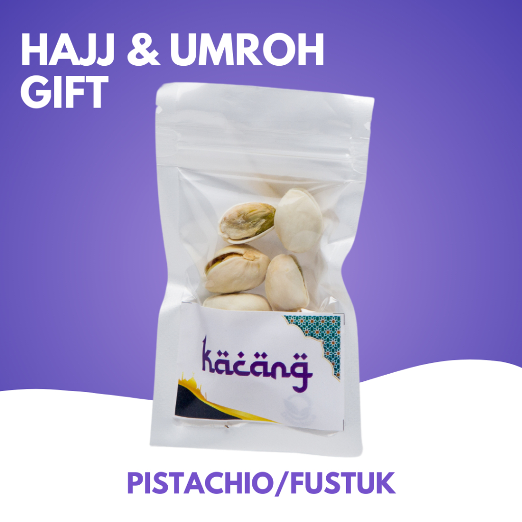 

Oleh Oleh Haji dan umroh klip satuan Kacang pistachio / Fustuk