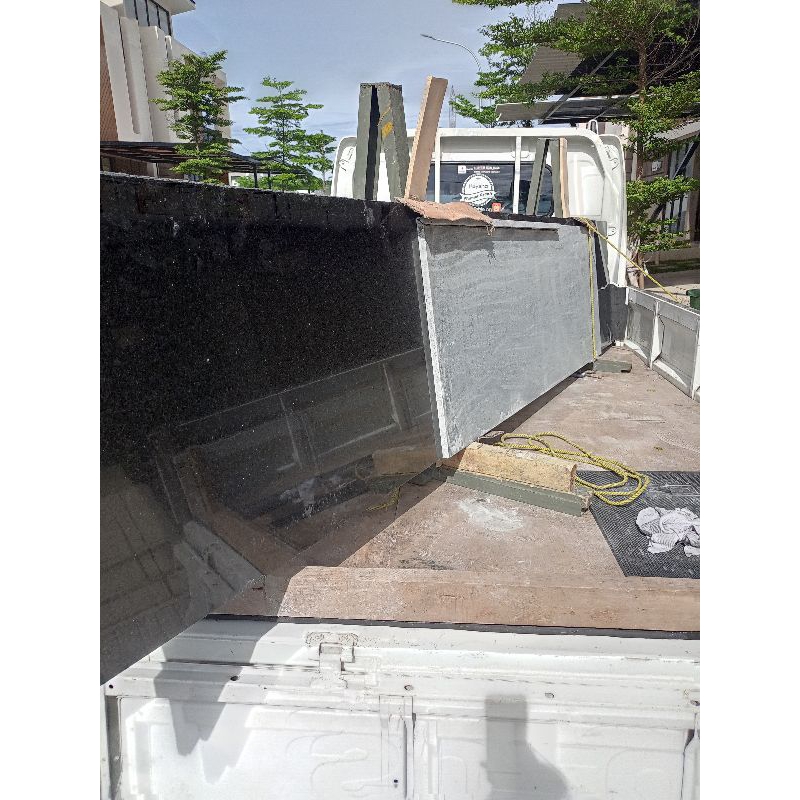 Pembayaran Granit Black Gold Top Table Cibinong