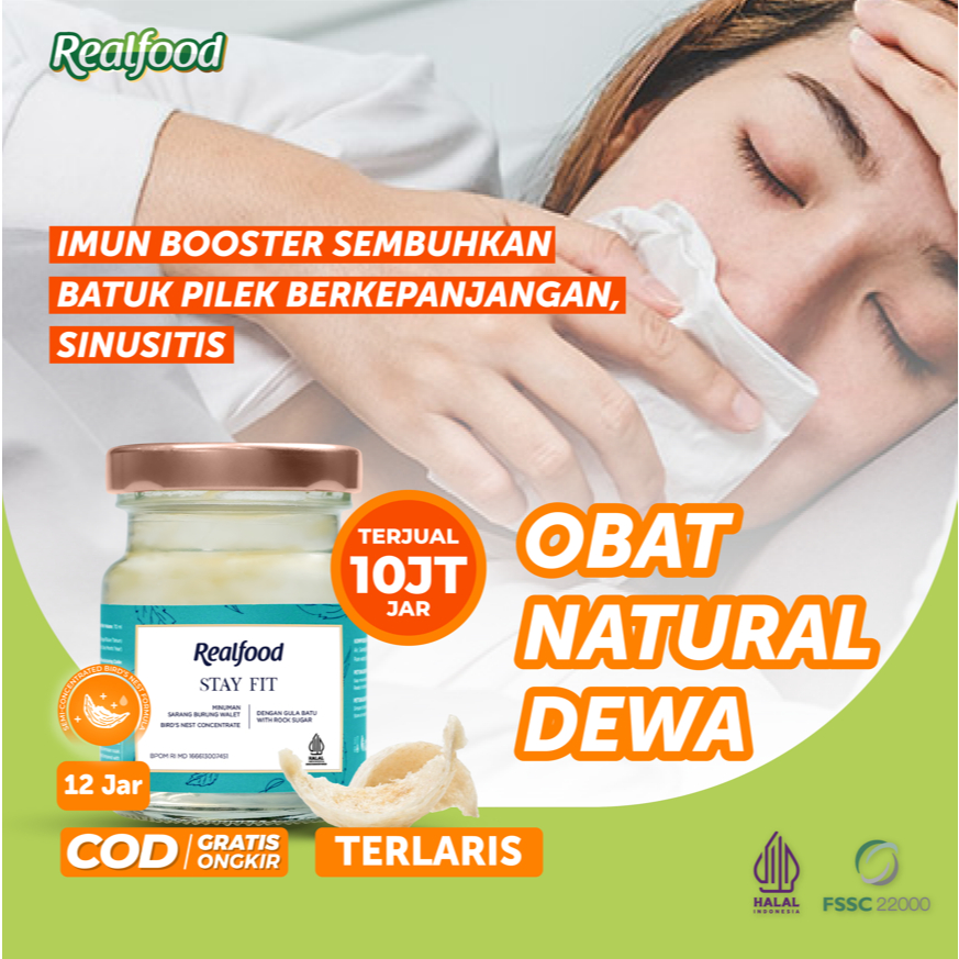 Realfood Stay Fit Vitamin Anak | Sarang Burung Walet | Imun Booster | Vitamin BPOM