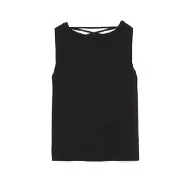 Mila Owen Black Tied Tank MilaOwen Lace Tank mila owen black top mila owen ribbon top bow top coquet