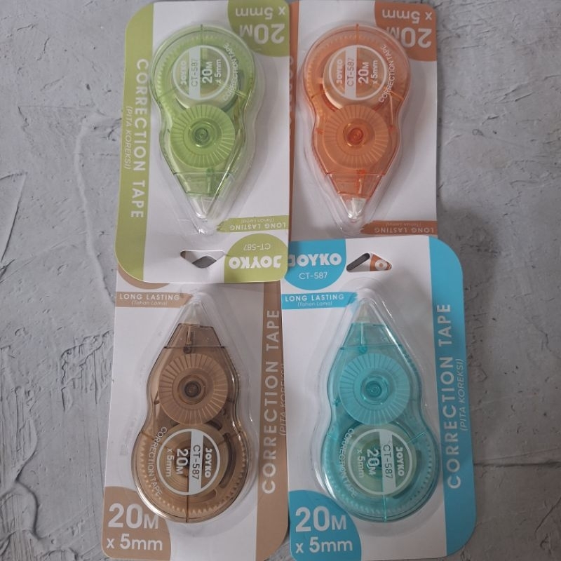 

Ay00! (12 pcs) Tipex Roll Joyko CT-587 PTL/20 Meter