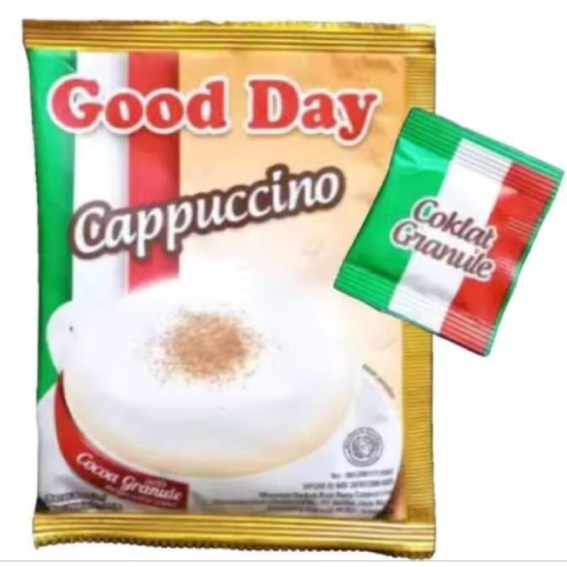 

sami larisss ● GOOD DAY CAPUCCINO / 1 RENCENG ISI 10 PCS