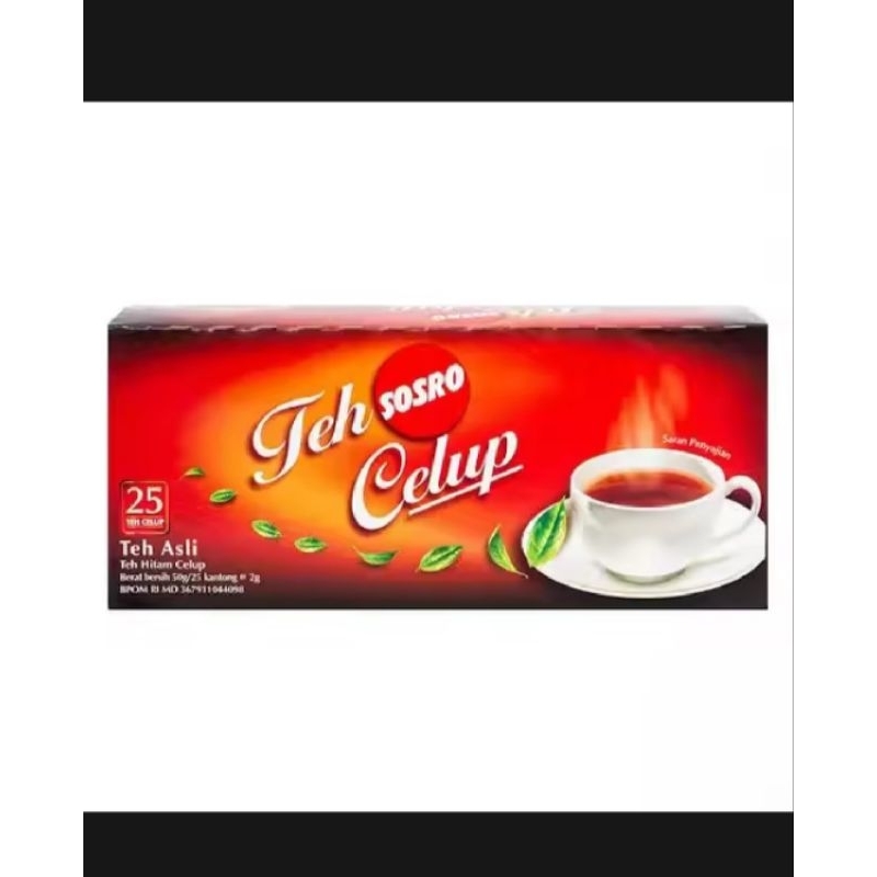 

sami larisss ● Teh Celup Sosro 25 Bags - Teh Hitam Berkualitas - Tea Bag