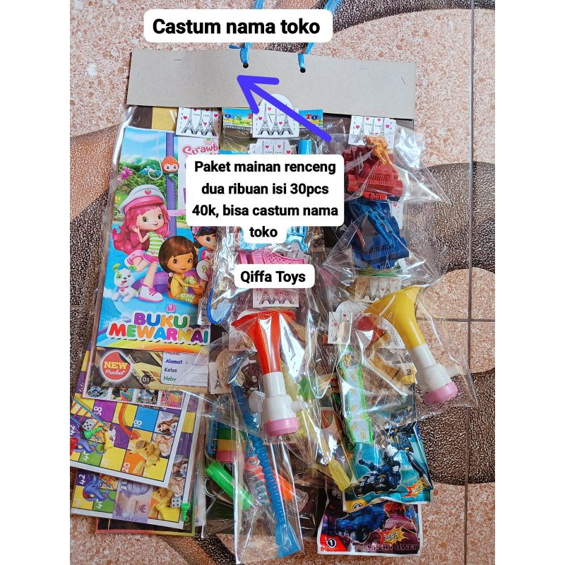 Mainan renceng 2000an isi 30pcs