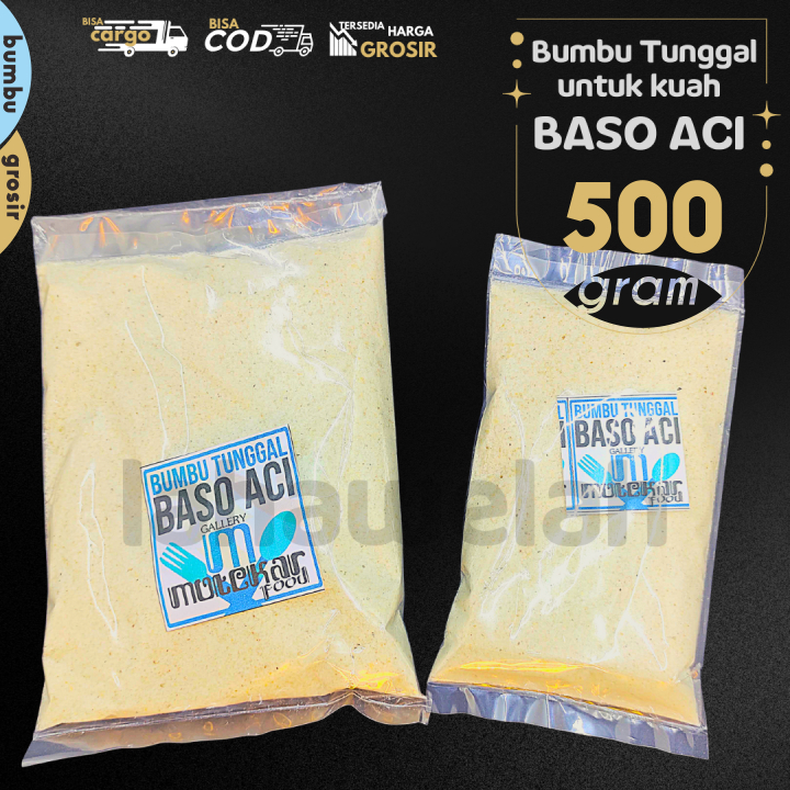 

GROSIRAN - 500gr BUMBU TUNGGAL kuah BASO ACI 2x250gr by Lahawelah