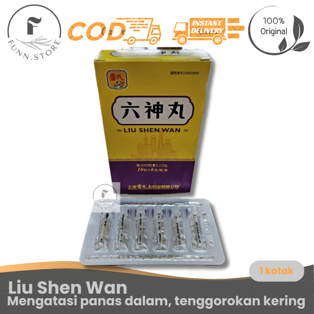 Liu Shen Wan / Obat Sakit Tenggorokan - Original 100%