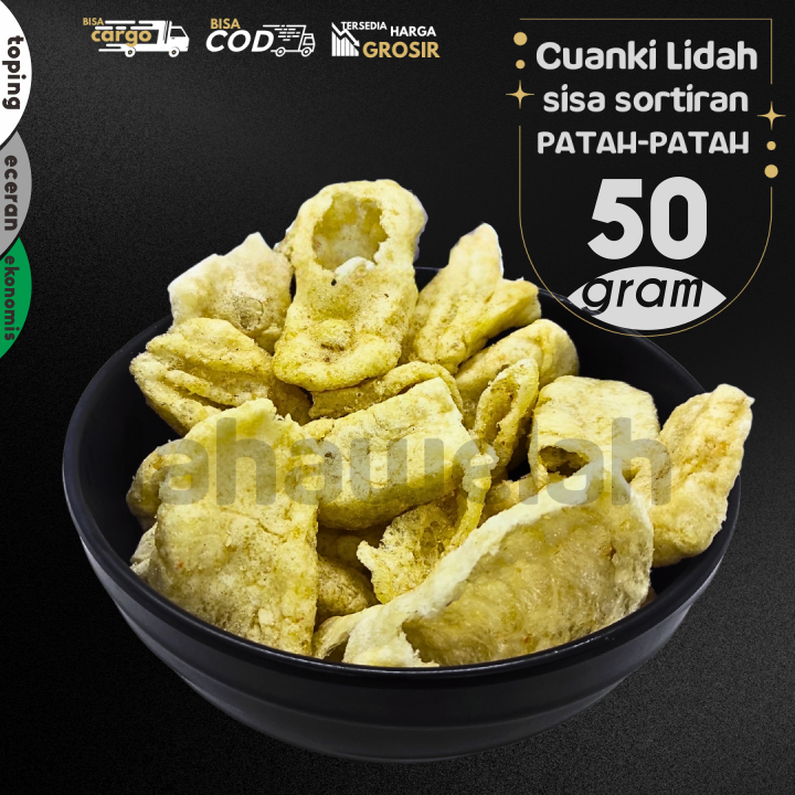 

Cuanki LIDAH PATAH 50gr hasil Sortir by Lahawelah