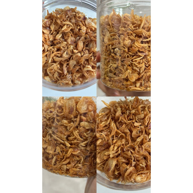 

BAWANG GORENG ASELI tanpa TERIGU ukuran 150ml - KRIUK RENYAH GURIH MANIS