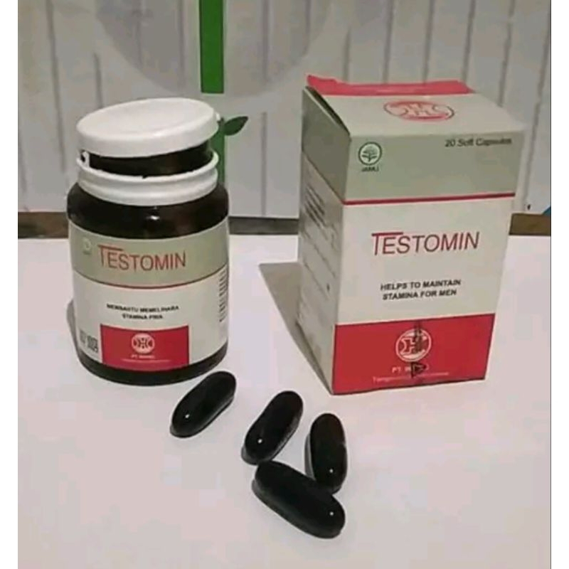 TESTOMIN 20 Softgell Vitamin Kesuburan Vitalitas Pria Wanita Hormon Untuk Program Kehamilan Multivit