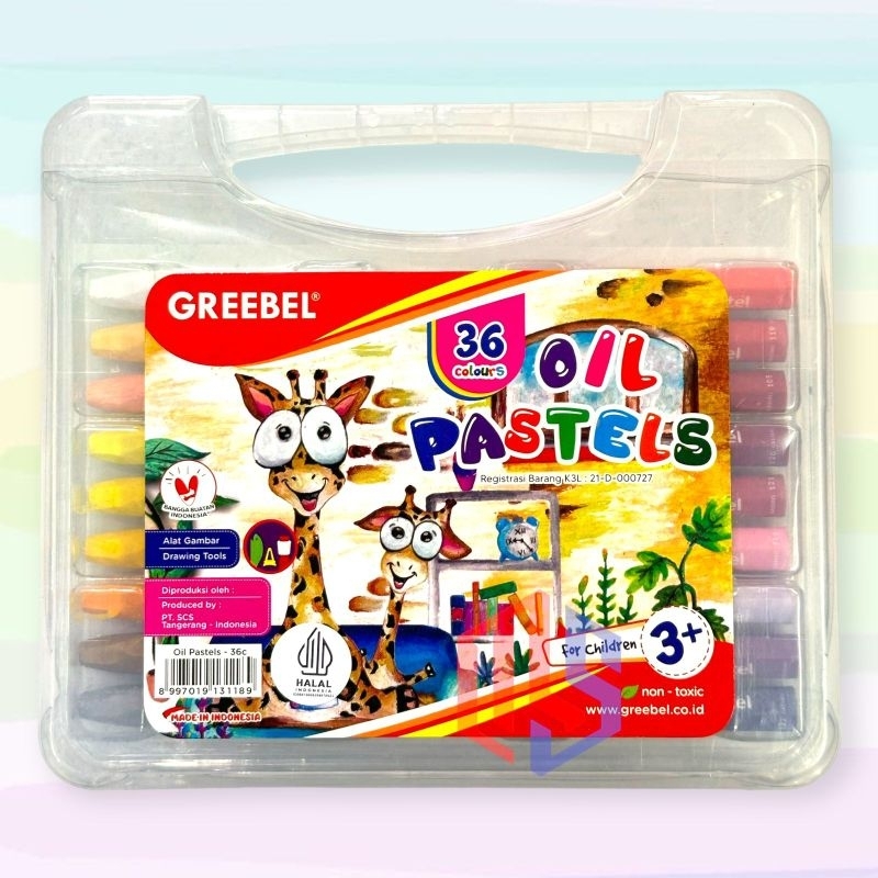 

Crayon / Kerayon Greebel 36 Warna Oil Pastel