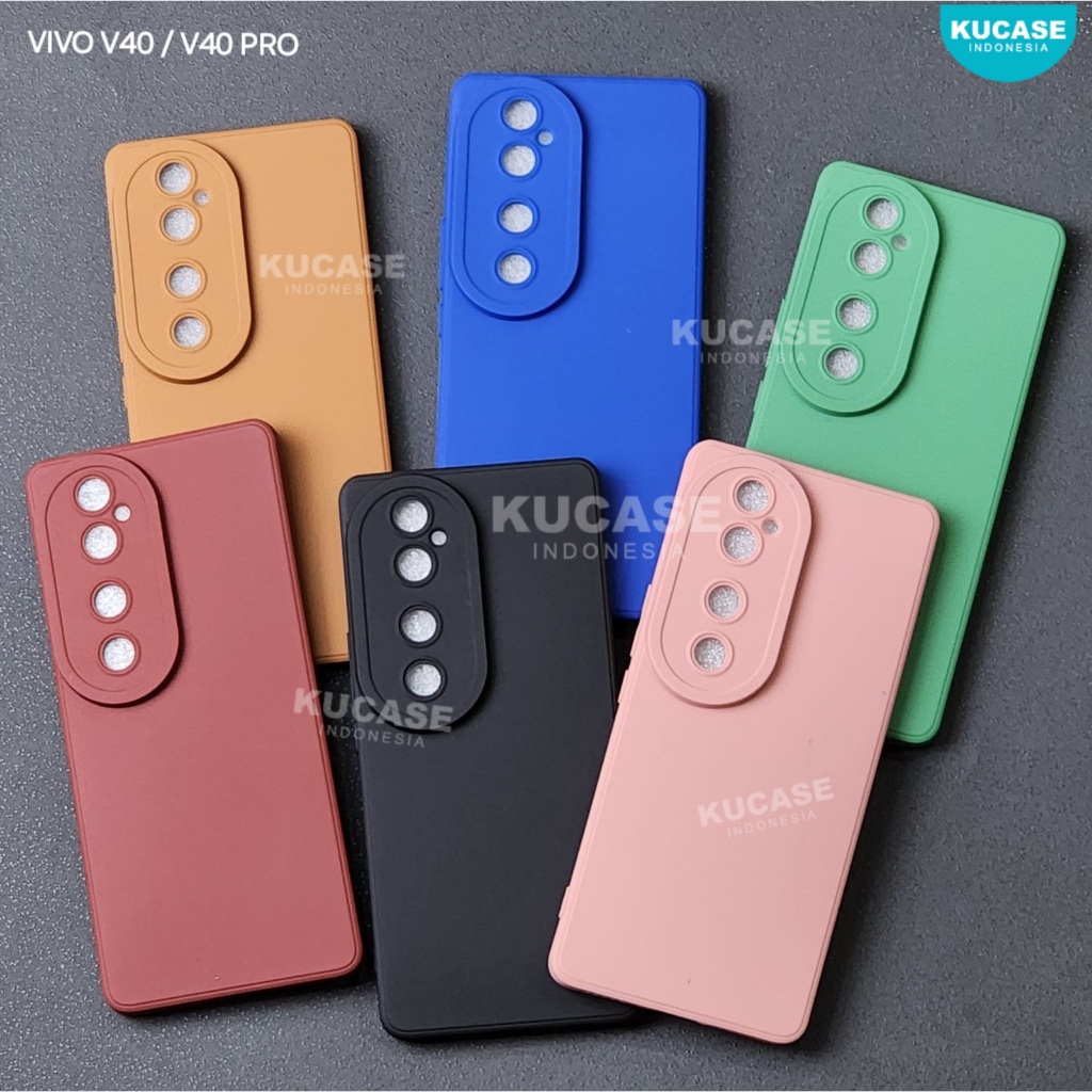 Vivo V40 5G Vivo V40 Pro 5G Case Pro Kamera Warna softcase Vivo V40 5G Vivo V40 Pro 5G
