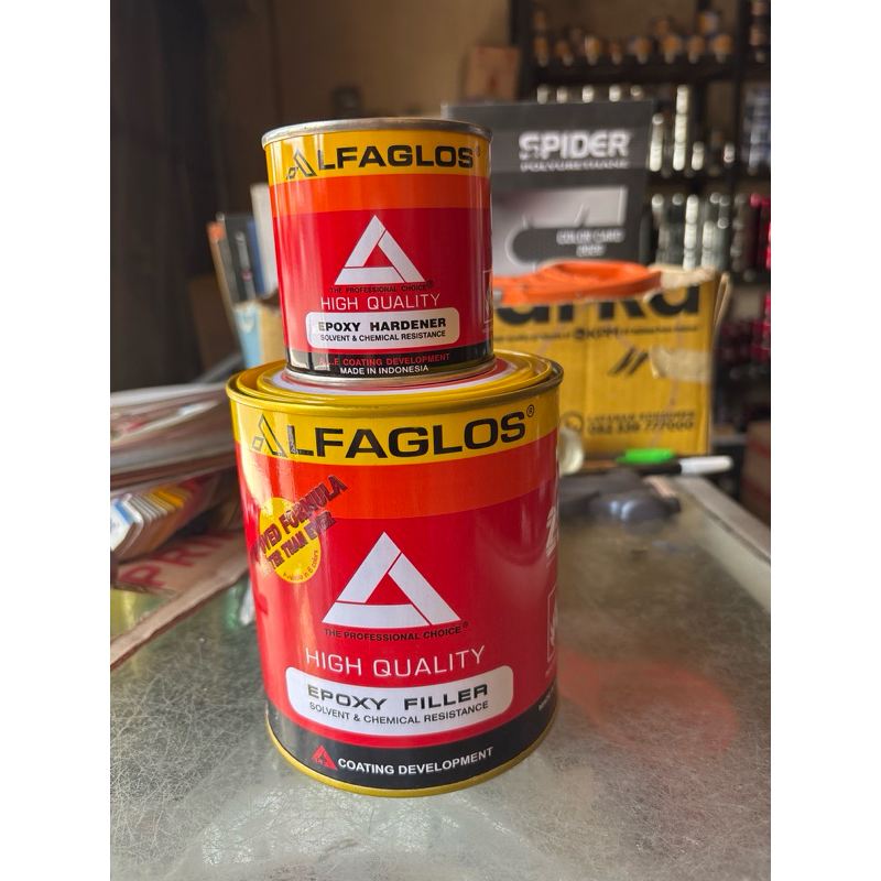 Epoxy Filler Alfaglos Kg Grey