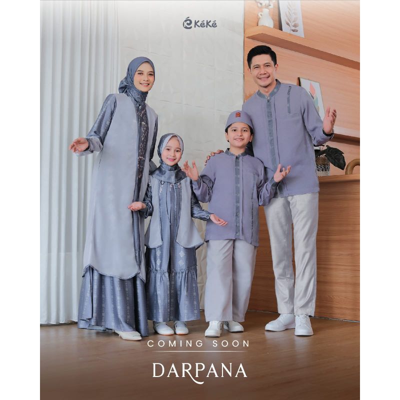 Sarimbit Keluarga Keke Busana 2025- Darpana series - keke busana - keke original