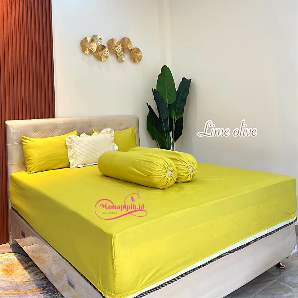 Sprei Hotel Polos Embos Tinggi 30cm Aesthetic Anti Geser Halus Lembut Adem