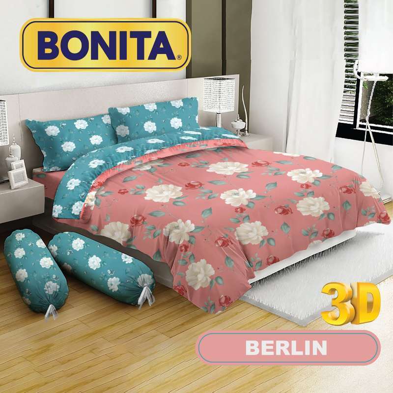 Bed Cover Bonita Set Sprei Rumbai King 180x200 No.1 Motif Aestetic Minimalis Kembang Dewasa Karakter