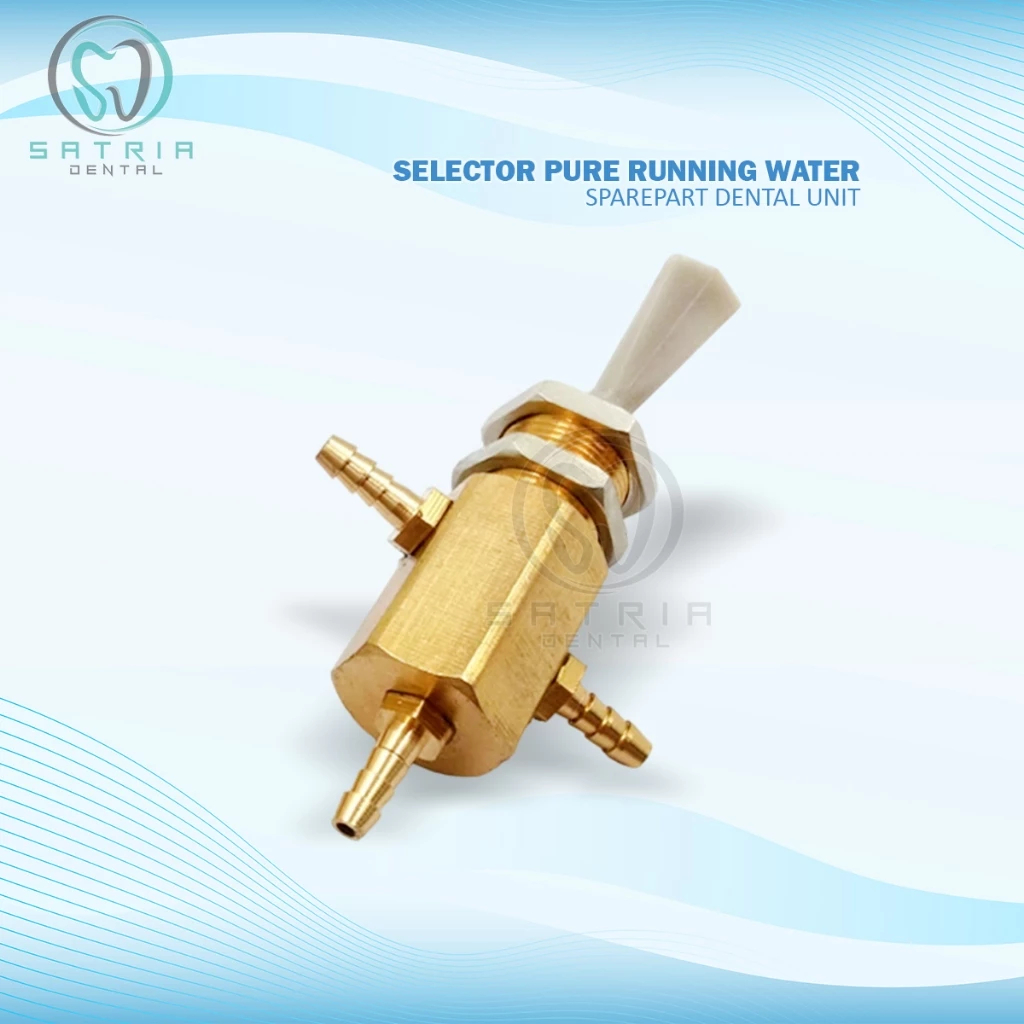 Dental Switch Valve Selector Pure Running Water Tabung Pam Sparepart Dental Unit