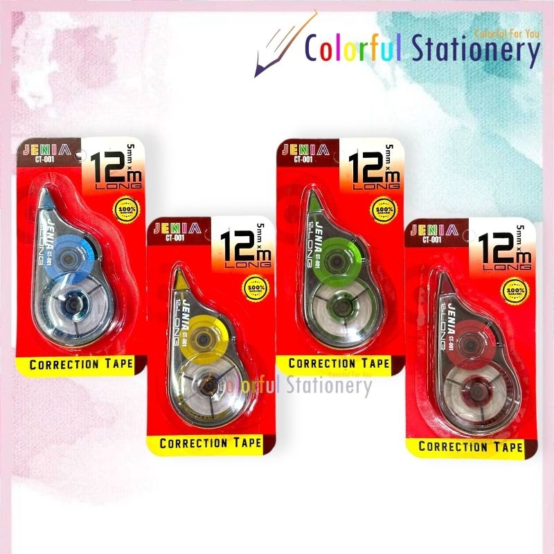 

Correction Tape / Tip X Kertas CT-001 Jenia