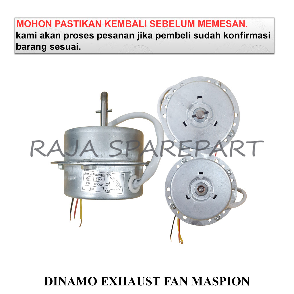 DEM DINAMO KIPAS EXHAUST MASPION / DINAMO EXHAUST FAN MASPION