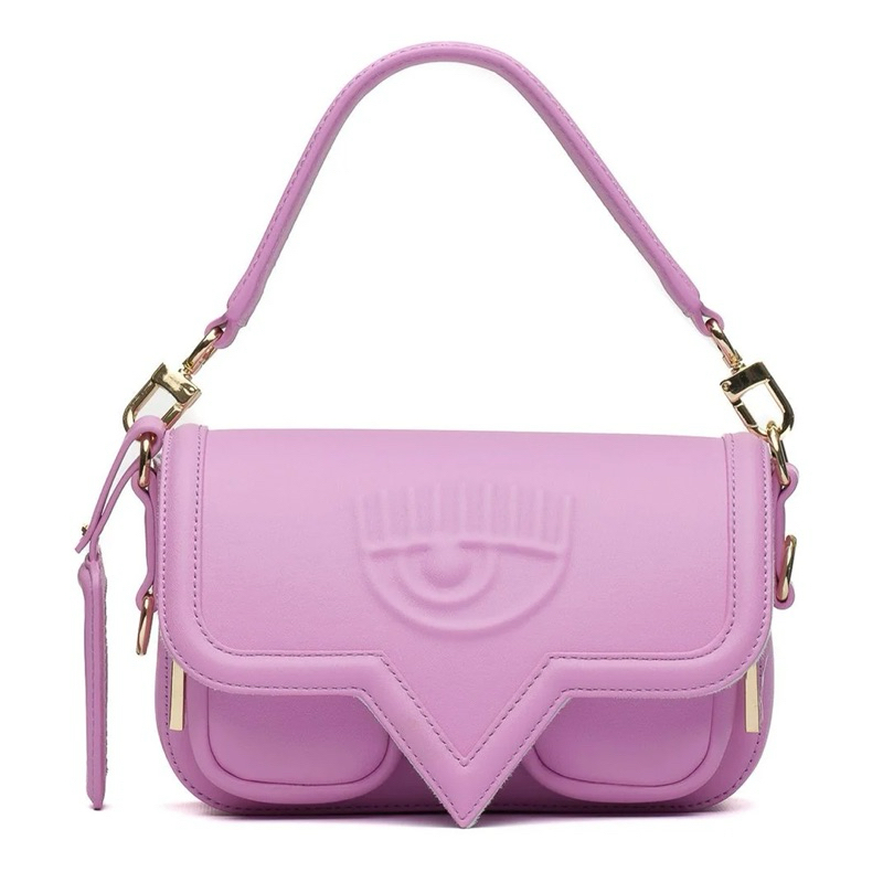 CHIARA FERRAGNI LILAC SATCHEL BAG