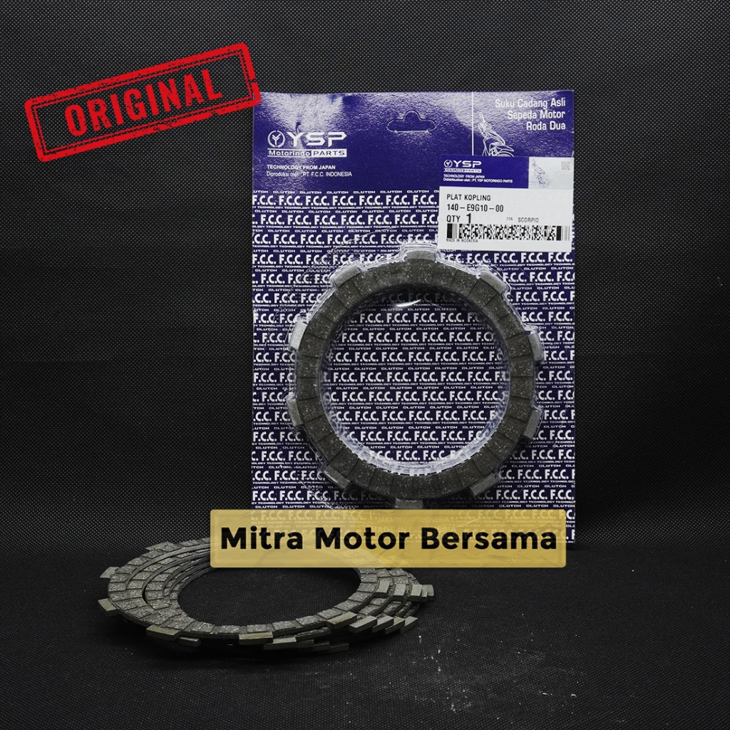 [ Original FCC ] Plat Kopling set Scorpio ( 5BP )