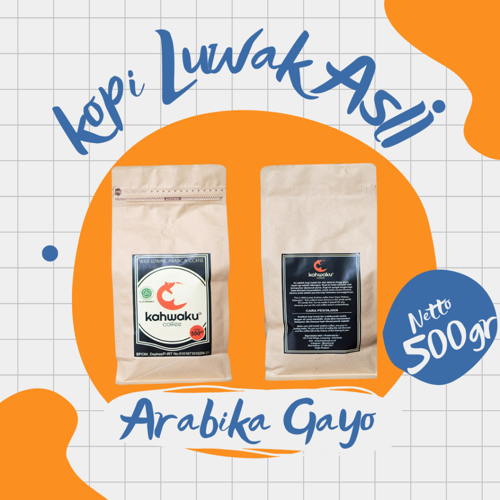 

Kopi Luwak Liar Asli, Arabika Gayo 500g – Roasted/Bubuk Premium Sumatera Heritage Coffee & Eksklusif