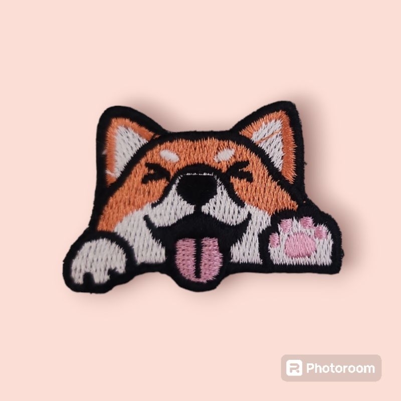 Iron Patch Dog Say Heloo